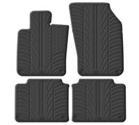 Gledring Rubber car mats set LHD compatible with Volvo S90/V90 2016- (T profile 4-pieces + mounting clips)