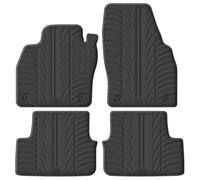 Gledring Rubber Mat Set Compatible with Audi A1 (GB) 12/2018- (T Profile 4-Piece + Mounting Clips)