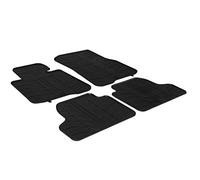 Gledring Rubber Mat Set Compatible with BMW 4 Series F32 Automate 2013- (T Profile 4-Piece + Mounting Clips)