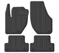 Gledring Rubber Mat Set Compatible with Volvo V40 2012- (T Profile 4-Piece + Mounting Clips