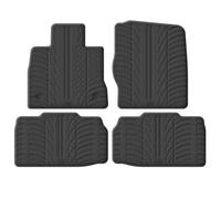 Gledring Rubber mats compatible with Ford Explorer VI PHEV 2019- (T profile 4-piece + mounting clips)