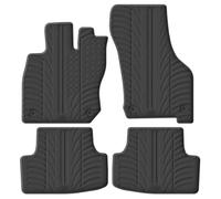 Gledring Rubber mats compatible with Volkswagen Golf VIII eTSI HB 5-Door & Variant 2020- (T profile 4-piece + mounting clips)