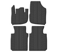 Gledring Rubber Mats Set Compatible with Honda HR-V (RV) Hybrid 2021 (T Profile 4 Pieces + Mounting Clips)