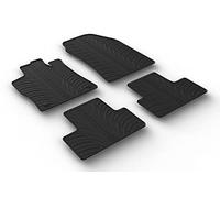 Gledring Rubber Mats Set Compatible with Peugeot 308 III HB 5-Door 2021 Onwards (T Profile 4-Piece + Mounting Clips)