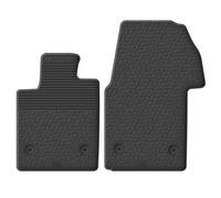 Gledring Rubber Mats Set Compatible with Volkswagen Transporter T7 Multivan 2022 Onwards (G Profile 2-Piece + Mounting Clips)