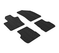 GLEDRING Set of rubber mats compatible with Alfa Romeo Tonale 2022 (T profile 4-piece + mounting clips)