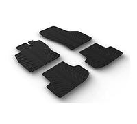 Gledring 0707 Set of Rubber Mats Suitable for Audi A3 (8Y) Sportback/Saloon 2020 - Excl. MHEV (T Profile 4 Pieces + Mounting Clips)