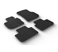 GLEDRING Set of rubber mats compatible with BMW X4 (G02) 2018 (T profile 4 pieces + mounting clips)
