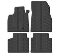 Gledring Set of Rubber Mats Compatible with Dacia Bigster Full Hybrid 155 2024- (T Profile 4-Piece + Mounting Clips)