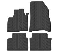 Gledring Set of Rubber Mats Compatible with Dacia Duster III 2024 Onwards (T Profile 4 Pieces + Mounting Clips)