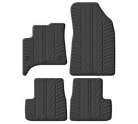 Gledring Set of Rubber Mats Compatible with Fiat Grande Panda MHEV 2025 Onwards (T Profile 4 Pieces + Mounting Clips)