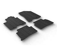 GLEDRING Set of rubber mats compatible with Kia Sportage IV 2016-2021 (T profile 4 pieces + mounting clips)
