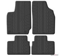 Gledring Set of Rubber Mats Compatible with Leapmotor T03 2024- (T Profile 4-Piece + Mounting Clips)