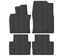 Gledring 0226 Set of Rubber Mats Mazda CX-30 8/2019- (T Profile 4 Pieces + Mounting Clips), Black, Set of 4
