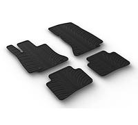 GLEDRING Set of rubber mats compatible with Mercedes C-Class W206 2021 (T profile 4 pieces + mounting clips)