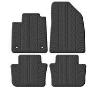 Gledring Set of Rubber Mats Compatible with MG 4 (EV) 2022- (T Profile 4-Piece), Black