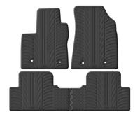 Gledring Set of Rubber Mats Compatible with MG 5 (EV) SW 2020 Onwards (T Profile 4 Pieces + Mounting Clips)