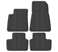 Gledring Set of rubber mats compatible with Polestar 2 2019 (T profile 4 pieces + mounting clips)