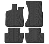 GLEDRING Set of rubber mats compatible with Porsche Macan (95B) 2014 (T profile 4-piece + mounting clips)
