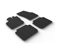 Gledring Set of Rubber Mats Compatible with Skoda Kodiaq II (PS7) 2024 Onwards (T Profile 4 Pieces + Mounting Clips)