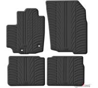 GLEDRING Set of Rubber Mats Compatible with Suzuki SX4 S-Cross 2022 Onwards (T Profile 4 Pieces + Mounting Clips)