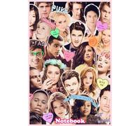 Glee cast collage Notebook: Blank Lined Journal 110 Pages, Size 6'' x 9'' inches, suitable for taking notes