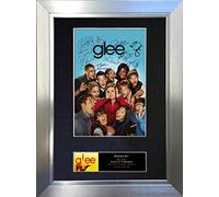 GLEE Signed Autograph Mounted Photo Reproduction PRINT A4 Rare (297 x 210mm) #118 (Silver Frame)