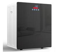 Gleedelish 8.8 LBS Portable Dryer, 850W Clothes Dryer with 4 Modes, LCD Panel Control, 1.5 Cu.Ft Drying Machine for Apartment, Dorm, RV, Mirror Appearance, Black&White