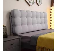 Gleedipre European style simplicity Headboard cover Removable and washable Head protection cushion Anti-collision Backrest Pillow(Gray,120x60cm/Has a headboard)