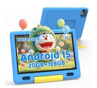 Gleeso - kids tablet, Android 15 10 inch Octa-Core kids tablet with case, 128GB 1TB TF card expandable for toddlers, parental control, dual camera, WiFi, gift