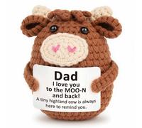 Gleevara Gift for Dad, Dad Birthday Gifts, Handmade Crochet Cute Calf