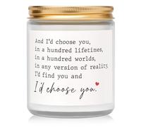 Gleevara Romantic Gifts for Her, Gifts for Girlfriend, Lavender Scented Candle Girlfriend Birthday Presents, Unique Christmas Anniversary Girlfriend Gift