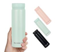 GLEKGLEK 280ml Mini Coffee Flask, Double Wall, Portable | Vacuum Insulated, Lightweight, Office, Commuting