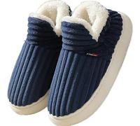 Glemall Sunmoine Cloud Slippers, Non-Slip Warm Winter Comfortable Fashion Slippers Casual Home Shoes For Men And Women (Blue,4.5-5)