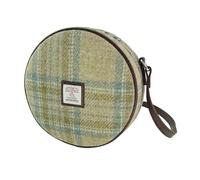 Glen Appin Bannock Small Harris Tweed Round Shoulder Bag LB1204 (Col 132 Beige Stewart)