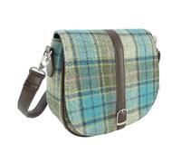 Glen Appin 'Beauly' Harris Tweed Shoulder Bag Adjustable & Removable Strap LB1000 Beauly (Colour 122 Turquoise)