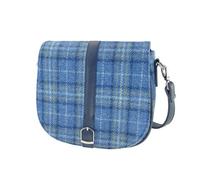 Glen Appin 'Beauly' Harris Tweed Shoulder Bag Adjustable & Removable Strap LB1000 Beauly (Colour 129 Blue)