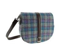 Glen Appin 'Beauly' Harris Tweed Shoulder Bag Adjustable & Removable Strap LB1000 Beauly (Colour 98 Purple/Blue)