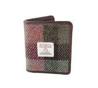 Glen Appin Credit Card Holder Wallet (Colour 137 Green/Pink Tartan)