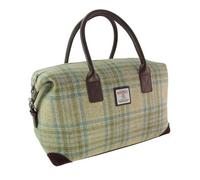 Glen Appin Esk Harris Tweed Travel Overnight Bag LB1006 (Col 132 Beige Check)