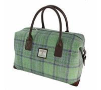 Glen Appin Esk Harris Tweed Travel Overnight Bag LB1006 (Col 139 Faded Green)