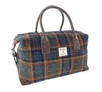 Glen Appin Esk Harris Tweed Travel Overnight Bag LB1006 (Colour 127 Blue/Grey Rust)
