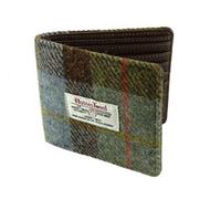 Glen Appin Harris Tweed Bi-fold Wallet (Colour 15 Gunn Tartan)