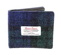 Glen Appin Harris Tweed Bi-fold Wallet (Colour 60 Black Watch)