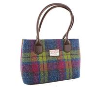 Glen Appin Harris Tweed Classic Handbag - LB1003 - Cassley (colour 46 Multi)