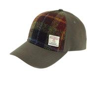 Glen Appin Harris Tweed Front Baseball Cap (Colour 59 Rust)