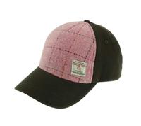 Glen Appin Harris Tweed Front Baseball Cap (Colour 68 Pink), One Size