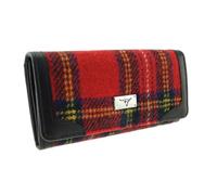 Glen Appin Harris Tweed Ladies Bute Fold-Over Purse LB2000 (Colour 24 Red)