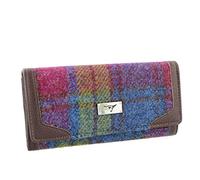 Glen Appin Harris Tweed Ladies Bute Fold-Over Purse LB2000 (Colour46 Multi Tartan)