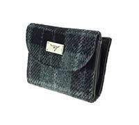Glen Appin Harris Tweed Ladies Small Purse LB2002 (Colour 95 Grey/Black)